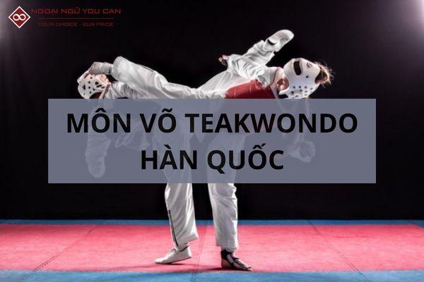 mon vo Taekwondo